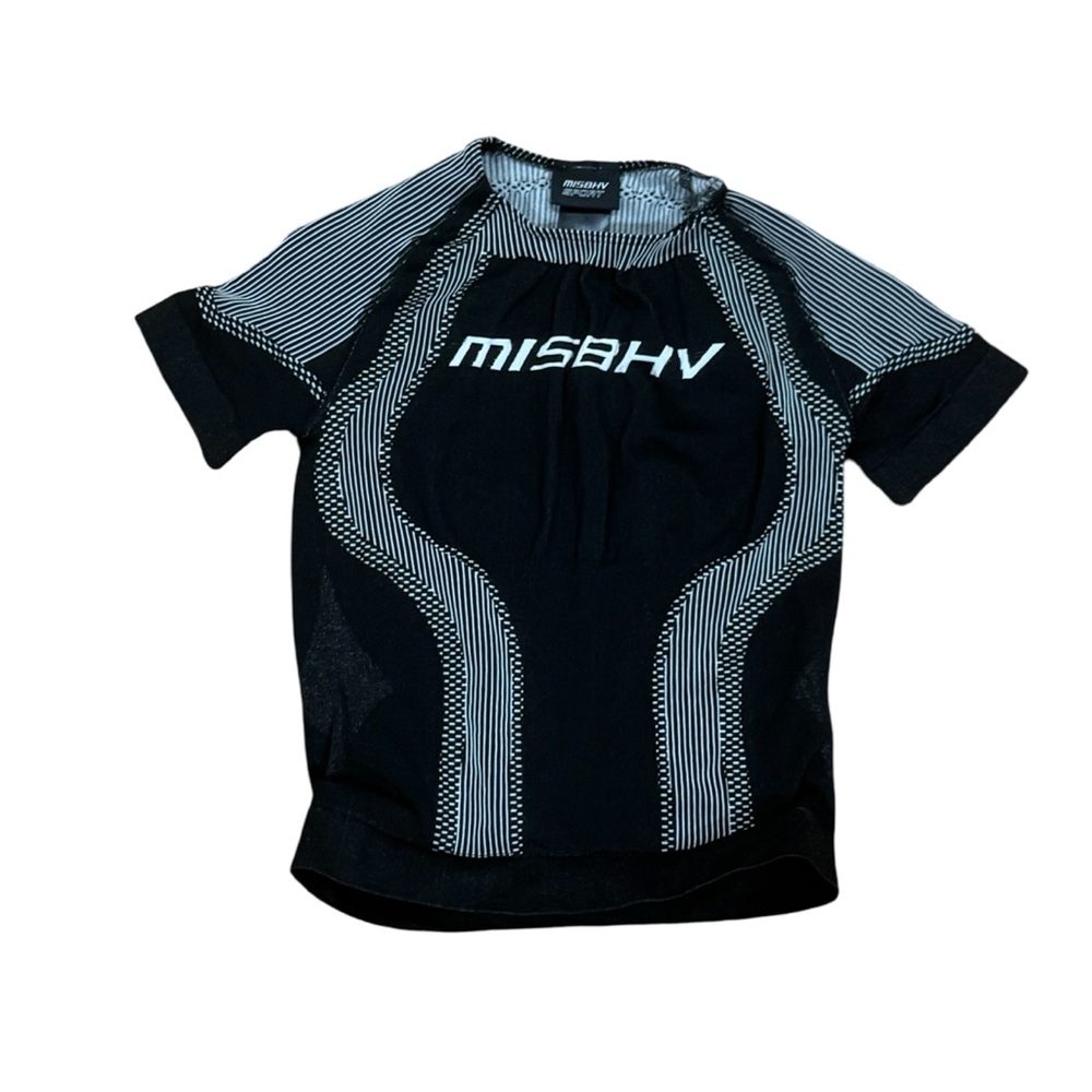 MISBHV Women’s Black Cropped Sport Top